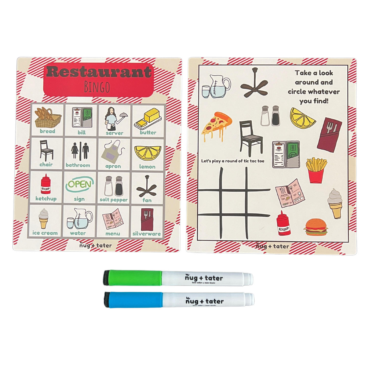 Restaurant Bingo / I SPY